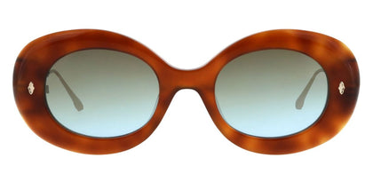 ba&sh Anita écaille mouchetée blonde - lunette de soleil femme, vue de face