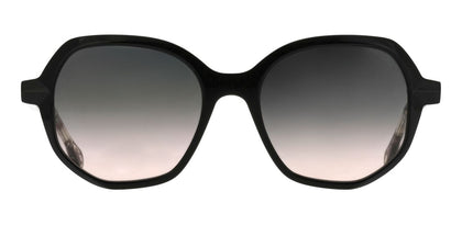 ba&sh Lexie noir brillant - lunette de soleil femme, vue de face