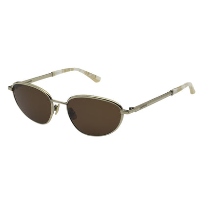 Sandro SD8020 or - lunette de soleil femme ovale en métal