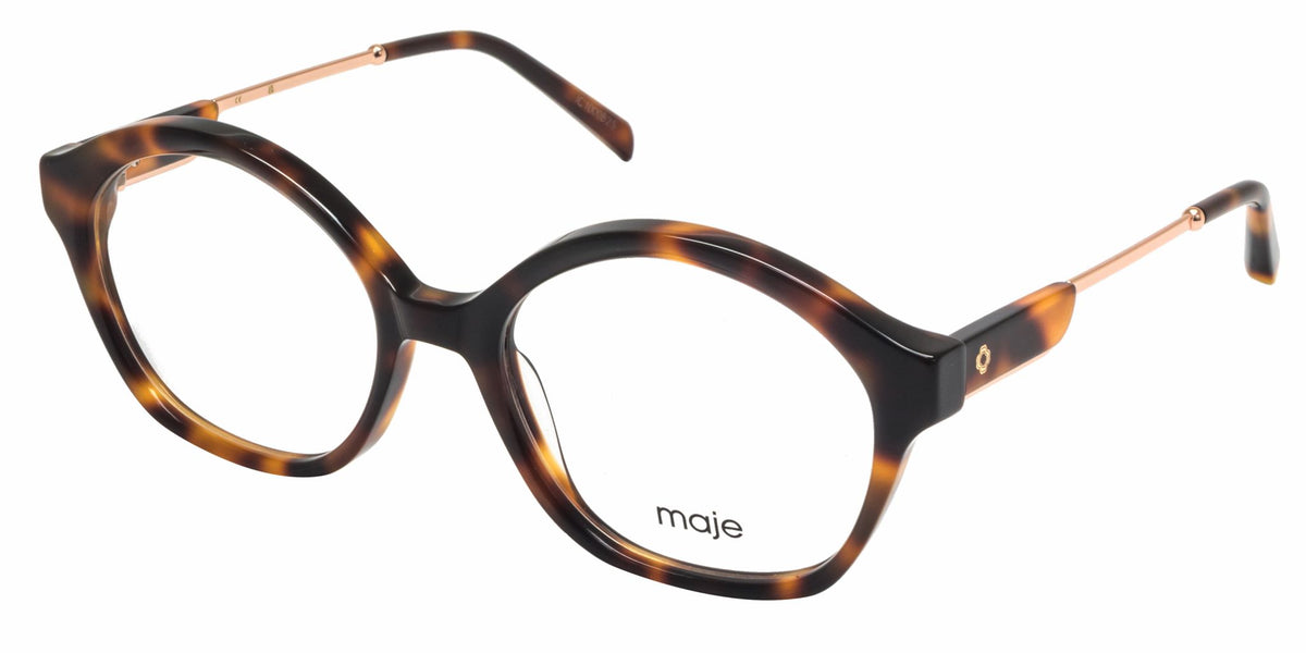 Maje MJ1055 écaille beige - monture optique femme ronde