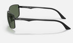 Ray-Ban RB3498 Noir de profil