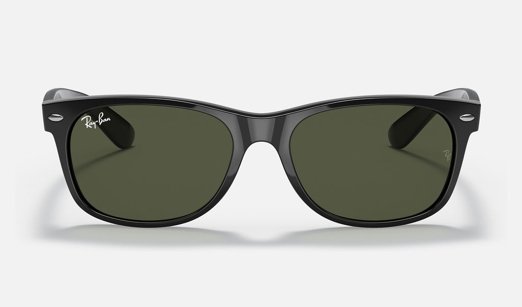 Ray-Ban RB2132 New Wayfarer Noir de face
