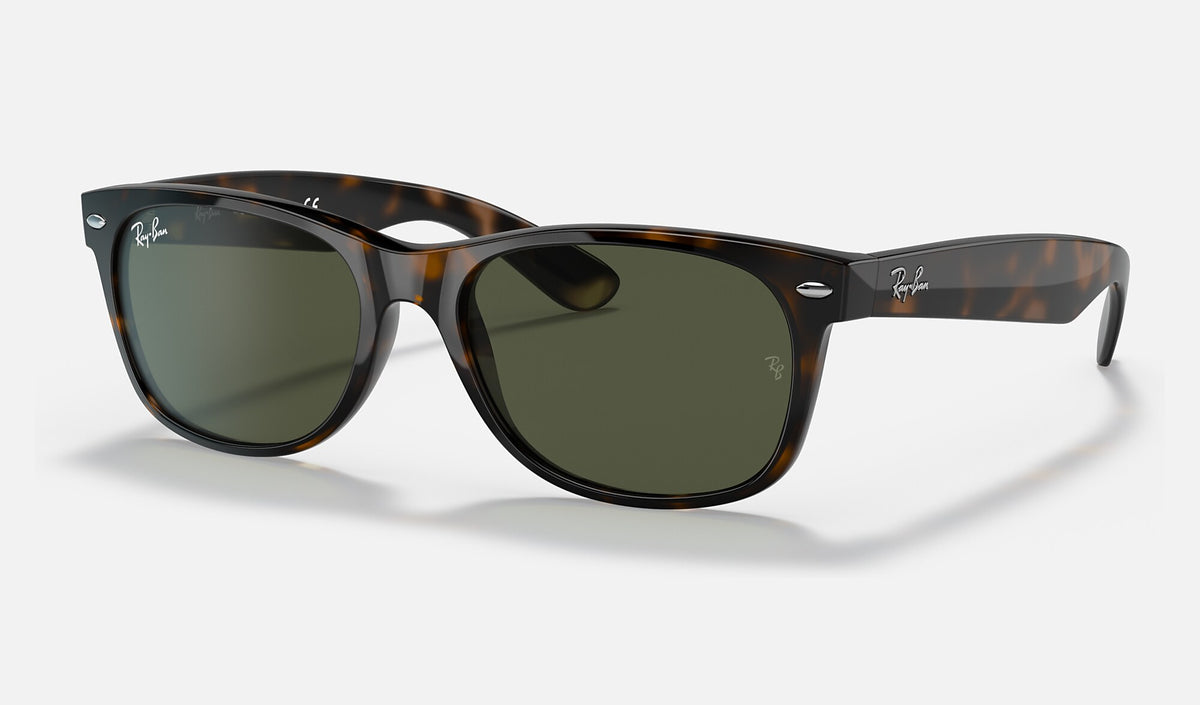 Ray-Ban RB2132 New Wayfarer Écaille de trois-quarts