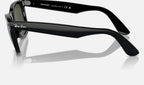 Ray-Ban RB2140 Wayfarer Noir de profil