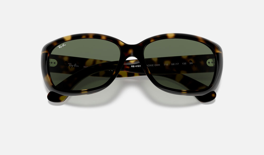 Ray-Ban RB4101 Jackie Ohh Havane clair de face, branches fermées