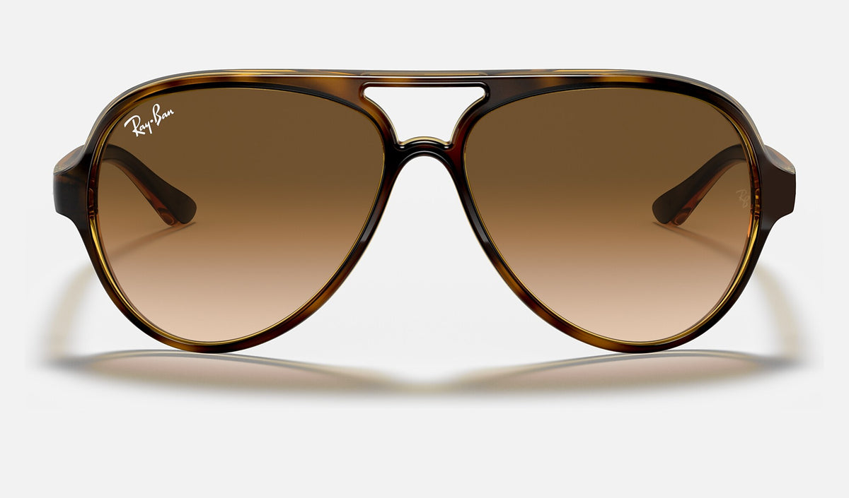 Ray-Ban RB4125 Cats 5000 Havane clair de face