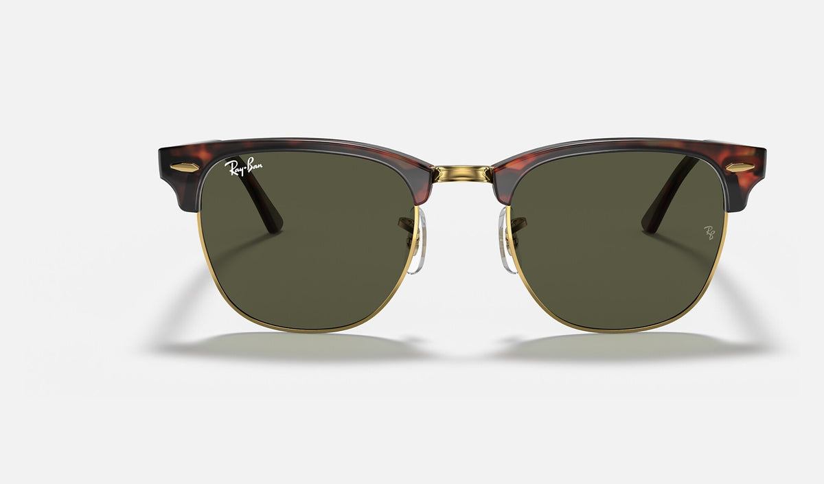 Ray-Ban RB3016 Clubmaster Écaille et doré de face