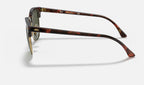 Ray-Ban RB3016 Clubmaster Écaille et doré de profil