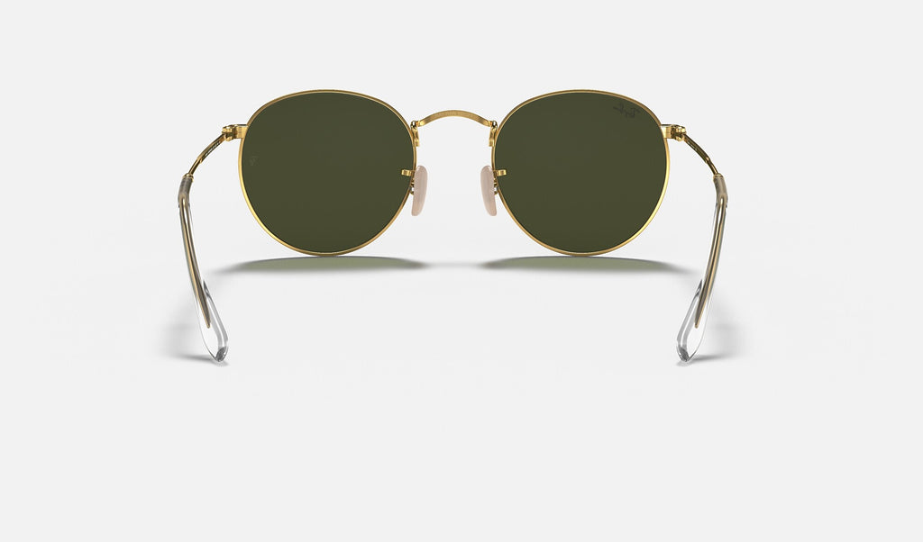 Ray-Ban RB3447 Round Metal Doré de dos