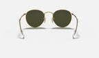 Ray-Ban RB3447 Round Metal Doré de dos
