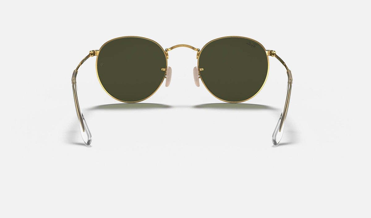 Ray-Ban RB3447 Round Metal Doré de dos