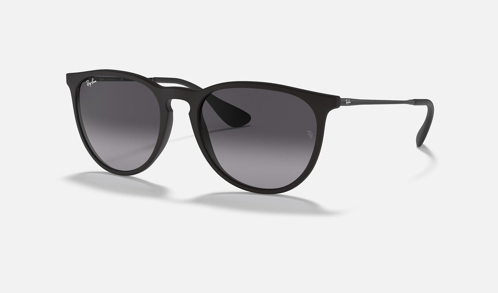 Ray-Ban RB4171 Erika Noir mat de trois-quarts