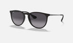 Ray-Ban RB4171 Erika Noir mat de trois-quarts