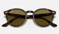Ray-Ban RB2180 Havane clair de face, branches fermées