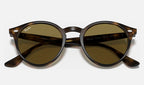 Ray-Ban RB2180 Havane clair de face, branches fermées