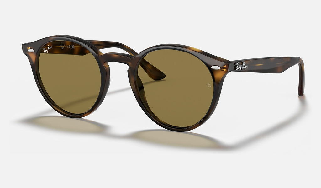 Ray-Ban RB2180 Havane clair de trois-quarts