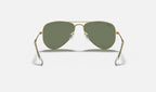 Ray-Ban RJ9506S Junior Aviator Doré de dos