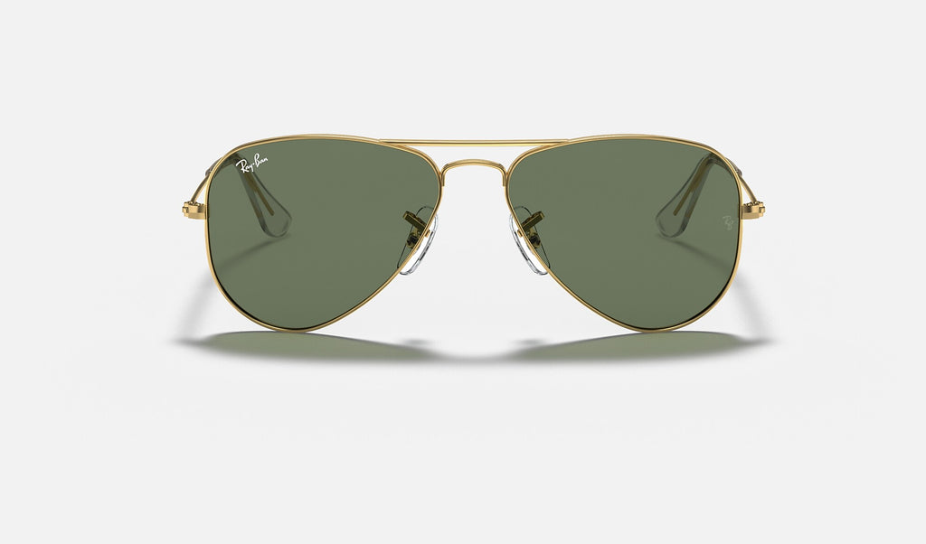 Ray-Ban RJ9506S Junior Aviator Doré de face