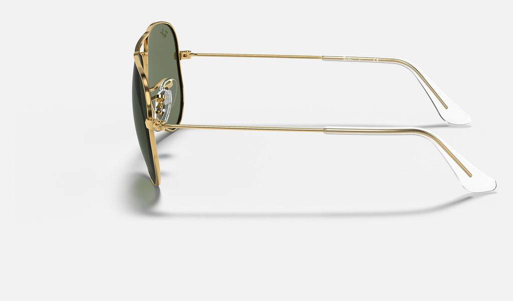 Ray-Ban RJ9506S Junior Aviator Doré de profil
