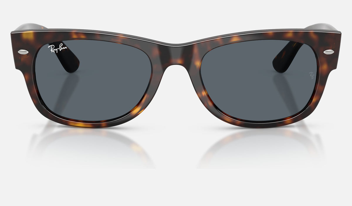 Ray-Ban RB0832S Mega Wayfarer II Havane de face