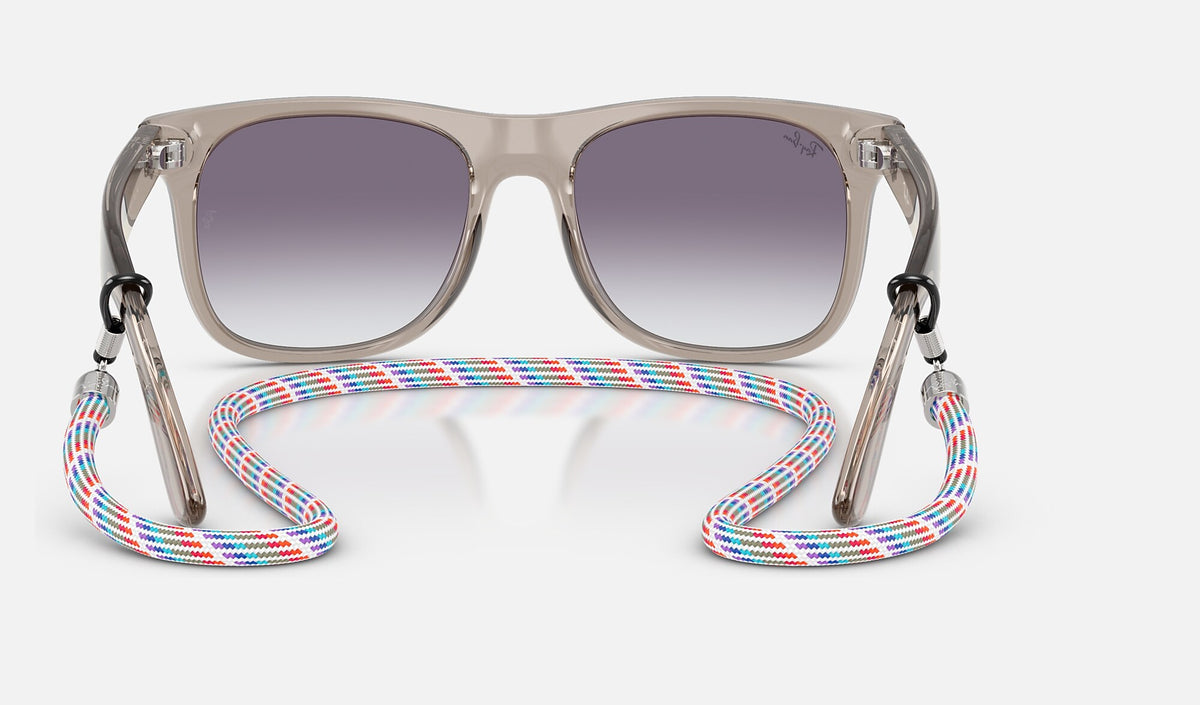 Ray-Ban RJ9069S Junior Justin Gris transparent de dos