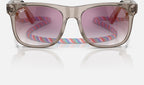Ray-Ban RJ9069S Junior Justin Gris transparent de face