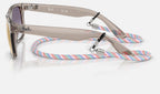Ray-Ban RJ9069S Junior Justin Gris transparent de profil
