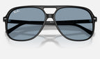 Ray-Ban RB2198 Bill Noir de face, branches fermées