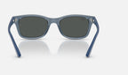 Ray-Ban RJ9086S Bleu transparent de dos