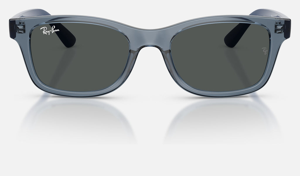 Ray-Ban RJ9086S Bleu transparent de face