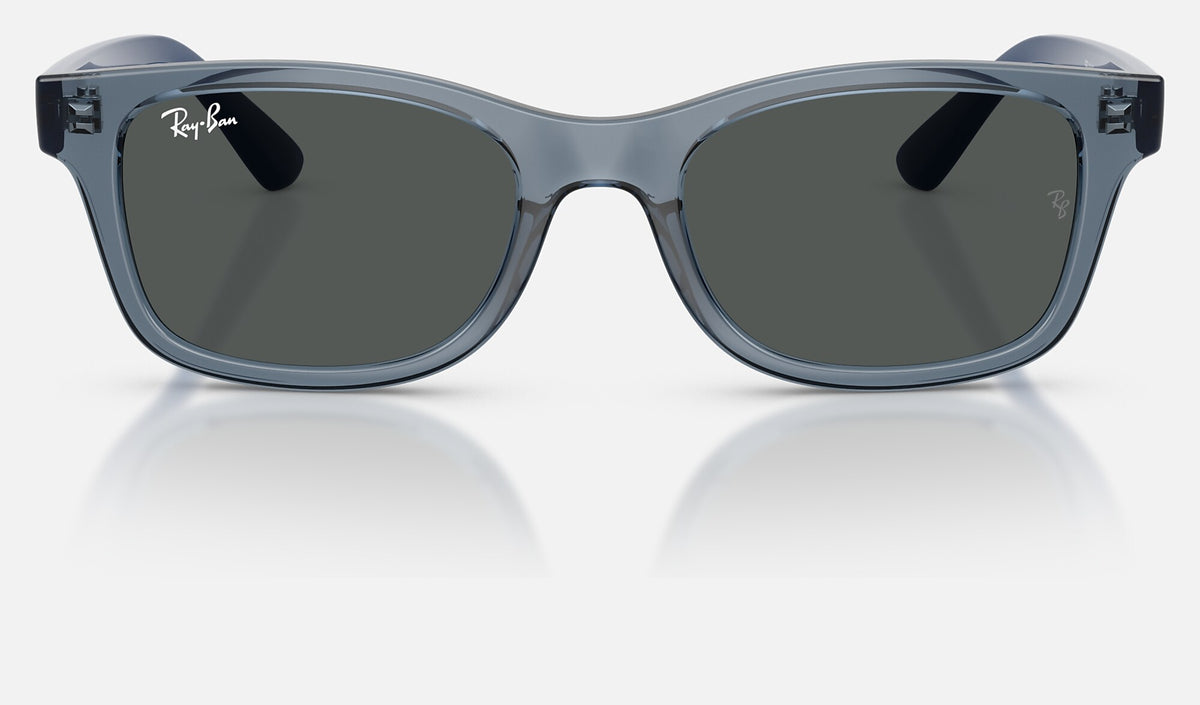 Ray-Ban RJ9086S Bleu transparent de face