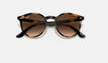 Ray-Ban RJ9064S Havane de face, branches fermées