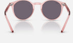 Ray-Ban RJ9064S Rose transparent de dos