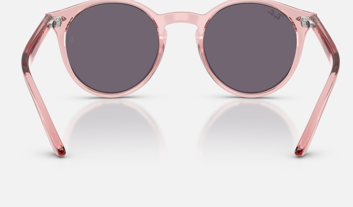 Ray-Ban RJ9064S Rose transparent de dos