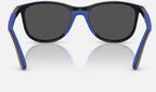 Ray-Ban RJ9077S Bleu foncé de dos