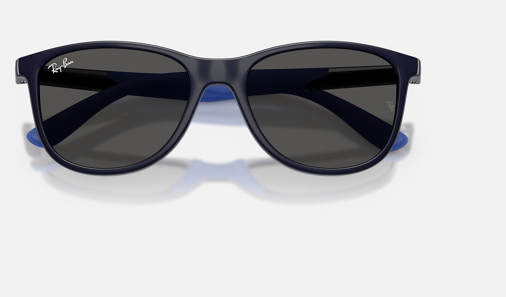 Ray-Ban RJ9077S Bleu foncé de face, branches fermées