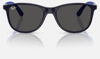 Ray-Ban RJ9077S Bleu foncé de face