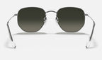 Ray-Ban RB3548N Hexagonal Gunmetal de dos