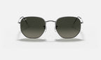 Ray-Ban RB3548N Hexagonal Gunmetal de face