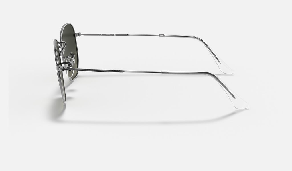 Ray-Ban RB3548N Hexagonal Gunmetal de profil