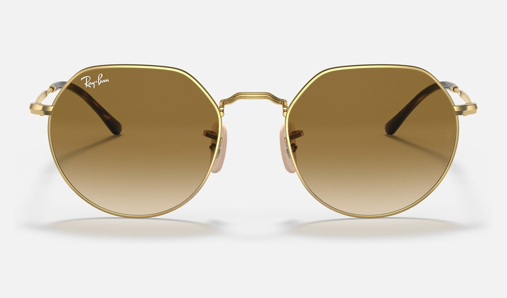 Ray-Ban RB3565 Jack Doré de face