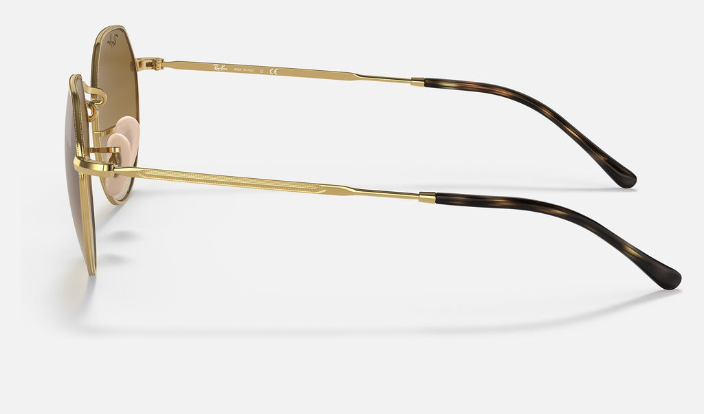 Ray-Ban RB3565 Jack Doré de profil