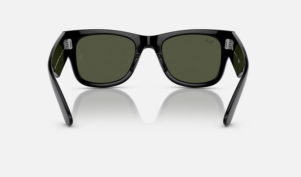 Ray-Ban RB0840S Mega Wayfarer Noir de dos