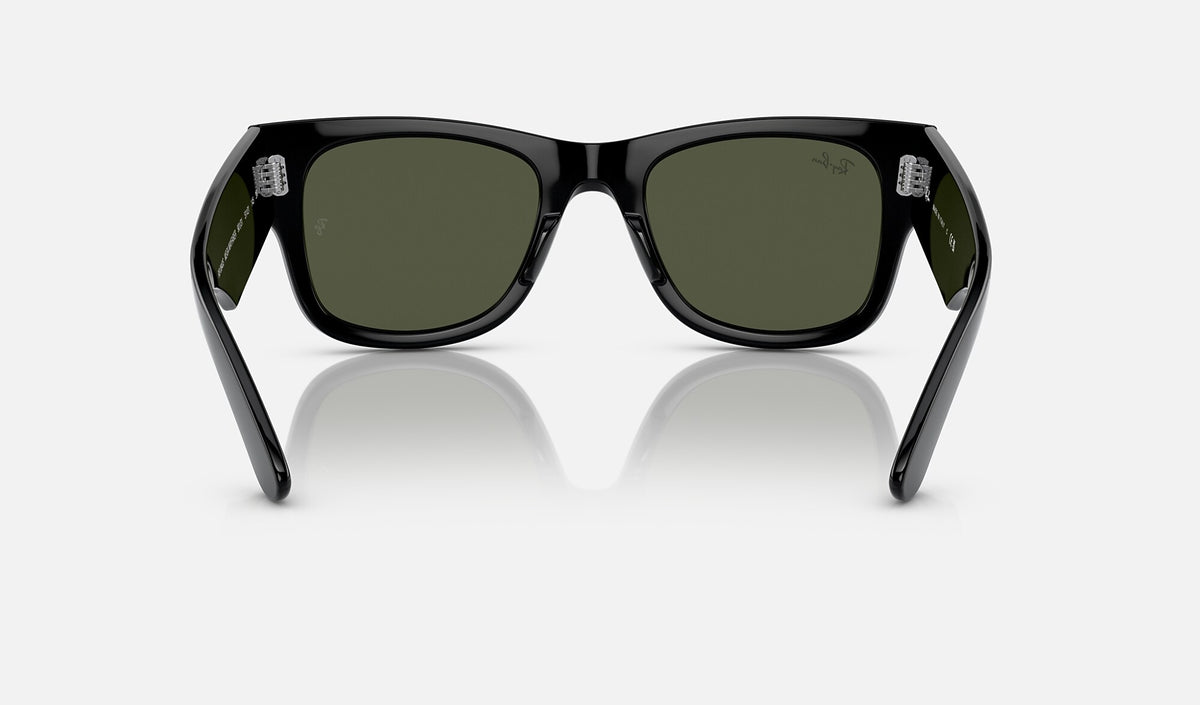 Ray-Ban RB0840S Mega Wayfarer Noir de dos