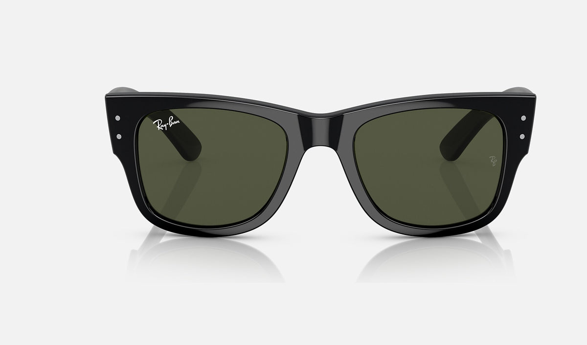 Ray-Ban RB0840S Mega Wayfarer Noir de face