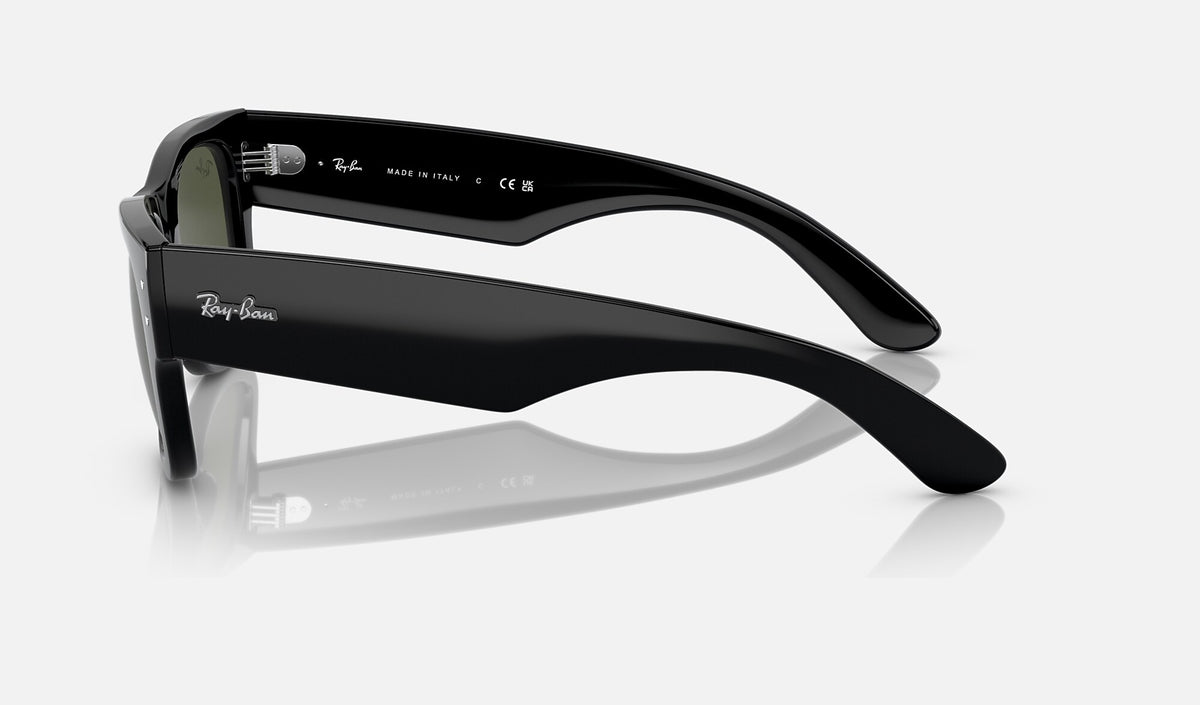 Ray-Ban RB0840S Mega Wayfarer Noir de profil
