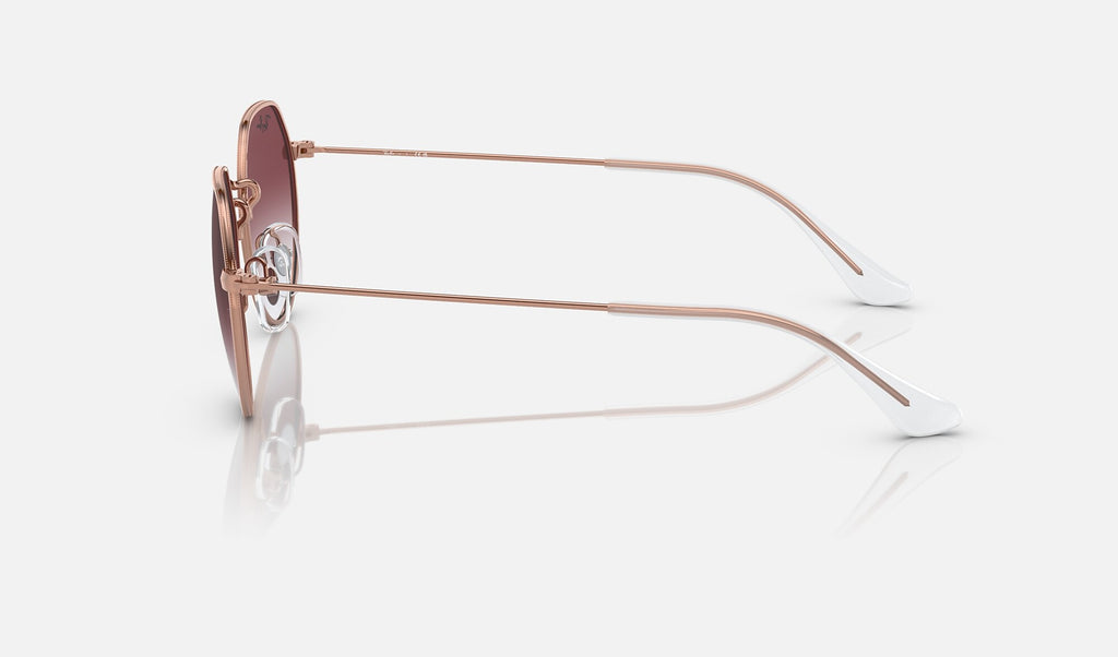Ray-Ban RJ9565S Junior Jack Or rose de profil