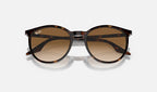 Ray-Ban RB2204 Havane de face, branches fermées