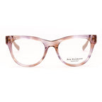 Ana Hickmann AH6579 transparent rayé prune - vue de face