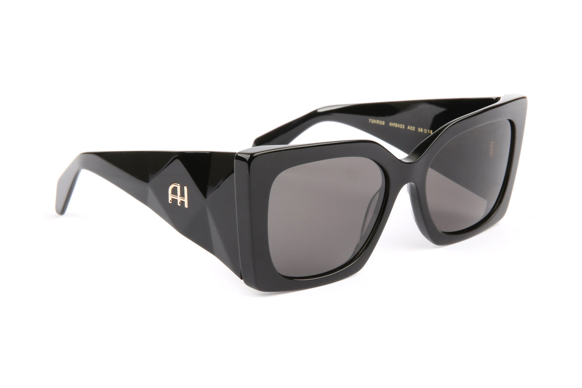 Ana Hickmann AH9433 noir - lunette de soleil femme œil de chat
